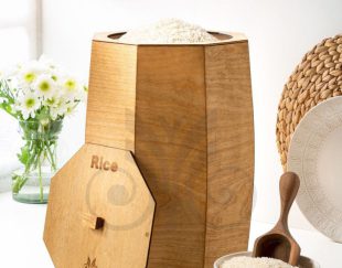 سطل برنج چوبی، یه انتخاب ایده آل برای نگهداری برنج