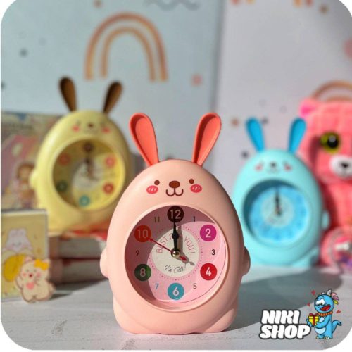 ساعت زنگ دار طرح خرگوش، ابزاری ضروری برای اتاق خواب کودکان