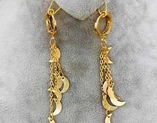 گوشواره آویز دار برند Ysx، مشابه طلا، با کیفیت و جذاب، شیک و پر فروش
