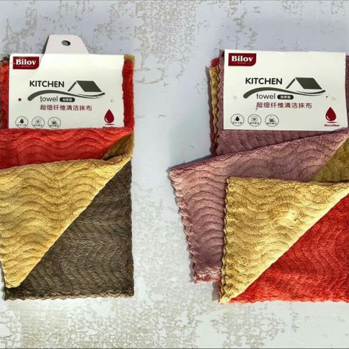 عمده فروشی دستمال پولیشی طرح موج | 3 عددی