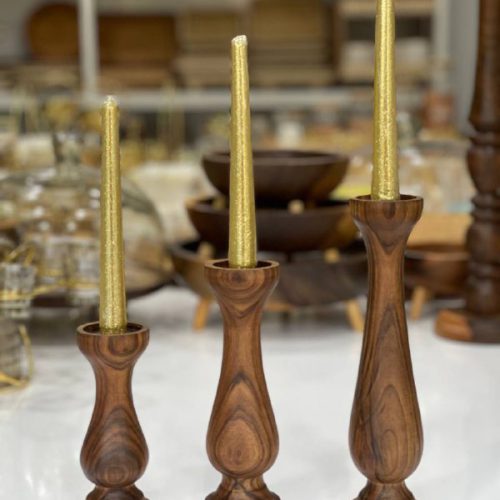 عمده فروشی شمعدان چوبی باکیفیت 🇮🇷