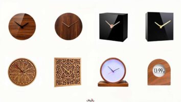 10 مدل شگفت‌انگیز ساعت رومیزی چوبی که نمی‌دونی چقدر می‌فروشن!