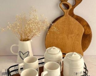 سینی مستطیل ویدا بزرگ مشکی