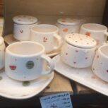 فنجان بازیره وقندان
