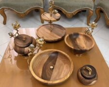 سرویس چوب درجه یک گل سرخی