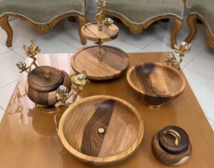سرویس چوب درجه یک گل سرخی