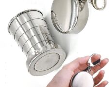 لیوان تاشو فلزی بزرگ درجه یک