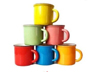 فنجان قهوه خوری رنگی