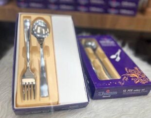 ست قاشق چنگال یونیک جعبه  بنفش