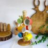 آویز فنجان چوبی