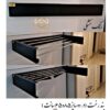 بند رخت دیواری تاشو بزرگ