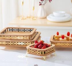 سینی ۴ تیکه پایه دار هیوا