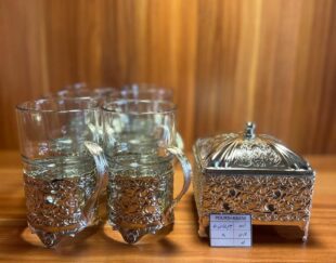 سرویس چایخوری ۱۶۱۵ نقره ای