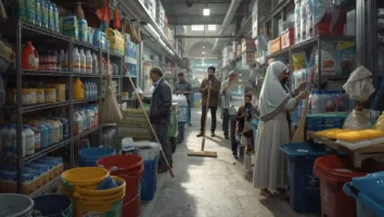 پرفروش‌ترین لوازم نظافت در بازار عمده‌فروشی صالح‌آباد