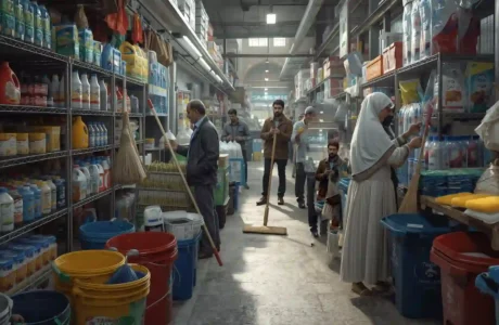 پرفروش‌ترین لوازم نظافت در بازار عمده‌فروشی صالح‌آباد