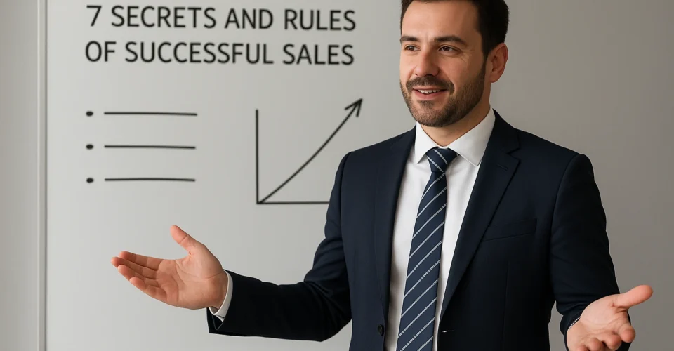 ۷ راز و قانون فروش موفق که فروشندگان معمولی نمیدانند!
