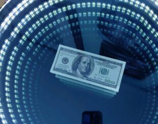 تابلوی بی نهایت طرح 100دلاری