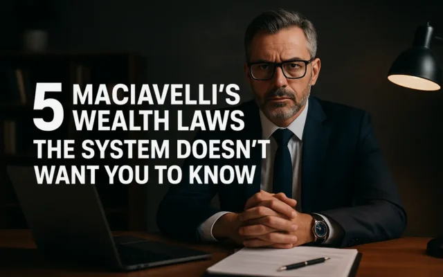 بازی کثیف ثروت: ۵ قانون ماکیاولی که سیستم نمی‌خواهد بدانید